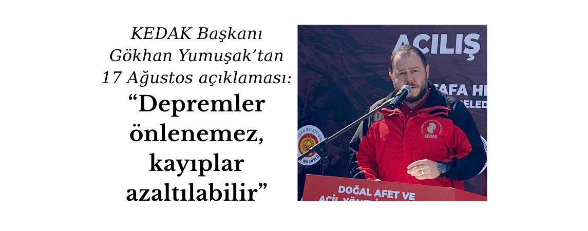 “Depremler önlenemez, kayıplar azaltılabilir”