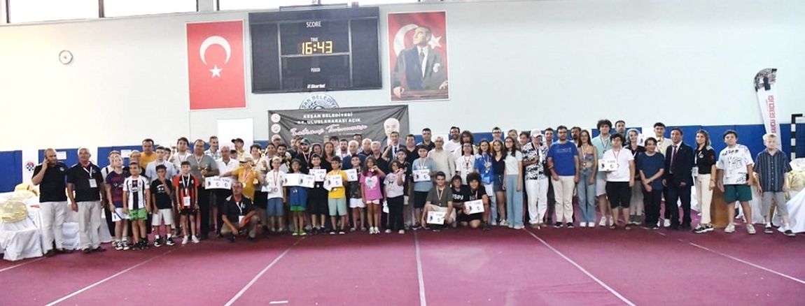 Keşan Belediyesi 20. Satranç Turnuvası sona erdi